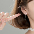 wholesale S925 silver Korean-style cute jingling kitten bell earrings, sweet Japanese-inspired girly earrings G7009-0-3