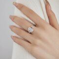 wholesale S925 sterling silver cross-border new style ring for women, set with zirconia, designed for daily wear with a high-end aesthetic-0-1