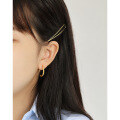 wholesale S925 silver Korean version O-shaped earrings, ins new style, simple and elegant, versatile earrings for women-0-1