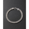 wholesale 925 Sterling Silver Men's Cuban Chain Bracelet, Ins Hip-Hop Trendy Thick Rope Chain Bold Accessory Gift for Boyfriend-0-2