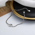 wholesale S925 Sterling Silver CD Letter Bracelet Korean Dongdaemun Minimalist Design Fashion Versatile Women's Hand Jewelry-0-1