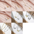wholesale 925 Sterling Silver Y-Shaped Cross Pendant Lock Necklace for Women, Hot-Selling-0-1