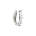 wholesale S925 Sterling Silver Minimalist French-style Versatile Irregular Pearl Ear Clip for Non-Pierced Ears with Unique Design-0-5