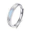 wholesale S925 Sterling Silver Original Design High-end Couple Rings Adjustable Plain Band Rings Valentine's Day Gift-0-169
