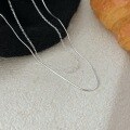 wholesale S925 Sterling Silver Minimalist Layered Collarbone Necklace for Women, Small and Exquisite, Light Luxury, Understated Style, Korean Fashion Trend-0-5