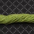 wholesale Metal material, natural peridot faceted mini green crystal bead strand for DIY bracelet necklace making-0-2