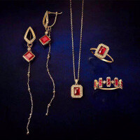 wholesale S925 Sterling Silver Vintage Palace Style Red Corundum Checkerboard Ring for Women, Exquisite and Unique Luxury Hand Accessory-Vintage Checkered Ring  Size 15