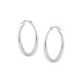 wholesale S925 Sterling Silver Minimalist Geometric Hoop Earrings for Women, Small and Simple, High-End Style-0-6