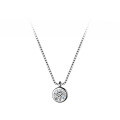wholesale S925 Silver Japanese and Korean Style Single Diamond Short Collarbone Chain, Simple and Stylish Diamond Necklace for Women D1671-0-4