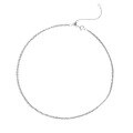 wholesale Pure silver full-body shimmering necklace for women, Korean-style lightweight luxury high-end minimalist chain, collarbone chain-0-4