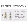Sterling Silver 5mm Round Moissanite Swirl Stud Earrings for Women-0-63