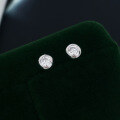 wholesale 925 Sterling Silver Zircon Stud Earrings For Women-0-1