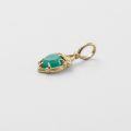 wholesale S925 Silver Aventurine Vintage Minimalist Style Ancient Temple Teardrop Pendant by Dunli Jewelry-0-2