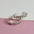 wholesale 925 Sterling Silver Elephant Ring New Retro Style Minimalist Niche Open Adjustable Band Finger Jewelry-0-3