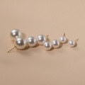 wholesale [999 Silver] Nalan S999 Pure Silver Sweet Minimalist Design High Luster Round Pearl Stud Earrings Synthetic Pearl Light Bulb Studs M05666-0-0