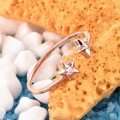 wholesale 18K Rose Gold Diamond Ring AU750 Open Shank 14K Yellow Gold Jewelry 9K White Gold Moissanite Women's Accessories-0-2