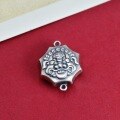 wholesale 925 Sterling Silver Tiger Beast Taotie Pixiu Lock Bag Ethnic National Style DIY Accessories Antique Vintage Pendant Ornament-0-6