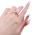 wholesale 925 Silver Zoffany Jewelry New Shimmering Exquisite Light Luxury Style Ring with 70 Firework-Cut Rose Gemstone-0-4