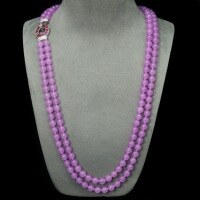 wholesale Metal Material: 925 Silver Gold Plated Pendant Chain, High Carbon Diamond, Amethyst Chalcedony, New Chinese Style Party Event Women's Necklace-Violet 925 silver