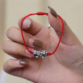 wholesale S925 Sterling Silver Pi Xiu Red Rope Bracelet Unisex Minimalist Design Unique Personality Zodiac Year New Year Gift Couple's Hand String-0-3