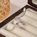wholesale S925 Sterling Silver Animal Snake Series Ear Cuffs, Fashionable Trendy Sweet and Cool INS Style for Men and Women, No Ear Piercing Required-0-1