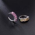 wholesale 18K Gold Premium Pure Natural Tourmaline Ring for Women, Fashionable and Lightly Luxurious, Set with 9K/10K/14K Gold and Natural Gemstones-0-4