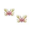 wholesale S925 Sterling Silver Korean-style Small Crab Earrings, Full Silver Ear Studs, Minimalist Earrings for Women, Wholesale Accessories-0-4