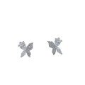 wholesale S925 Sterling Silver Maker's New Korean-style Ins-style Zircon Butterfly Stud Earrings, Fashionable and Versatile Women's Jewelry-0-4
