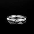 S925 Silver Moissanite Geometric Full-Circle Stacking Ring-0-2