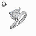 wholesale S925 Sterling Silver Cross-Border Light Luxury Women's Ring with 8A Zircon-0-0