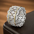 wholesale 925 SilverJewelry New European and American Italian CraftsmanshipInsRing Live-0-5