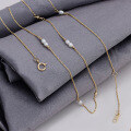 wholesale Sterling Silver Japanese Retro Mallard Style Jewelry Set with Natural Freshwater Pearl Ring and Necklace New Arrival-0-10