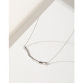 wholesale 925 Sterling Silver Irregular Necklace for Women, Unique and Niche Design, Light Luxury with a Premium Feel, New Pendant Chain-0-1