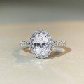 wholesale 925 Silver 15 Carat D Color Moissanite Engagement Ring for Women Wedding Gift-0-0