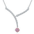 S925 Sterling Silver Moissanite Cross-Border Serpent Series Necklace-0-10