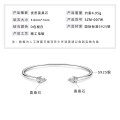 18K Gold Plated S925 Silver Moissanite Water Drop Bangle for Cross-Border Live Streaming-0-4