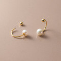wholesale S925 Sterling Silver Nalan Pearl Series French Small Hook Ear Studs Minimalist Summer Ear Cartilage Piercing for Women M01902-0-3