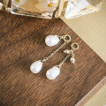 wholesale S925 Sterling Silver Baroque Freshwater Pearl Earrings, Dulli Jewelry's Chic and Stylish Ins Design-0-2