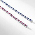 wholesale S925 Sterling Silver Lab-Grown Ruby Tennis Bracelet for Women Fashion Full Diamond Cross-Border Wholesale from Manufacturers-0-2