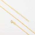 wholesale S925 Sterling Silver Women's Korean Style Minimalist Elegant Water Wave Chain Necklace Factory Direct TEMU Drop Shipping Jewelry-0-1
