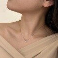 wholesale S925 sterling silver cross-border women's necklace with a premium small airplane pendant featuring zirconia inlay design, a luxurious and elegant collarbone chain-0-2