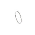 wholesale S925 Sterling Silver 12mm Textured Minimalist Versatile Korean INS Niche Design Thin Ring for Women-0-5