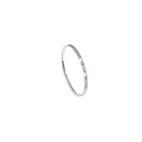 wholesale S925 Sterling Silver 12mm Textured Minimalist Versatile Korean INS Niche Design Thin Ring for Women-Silver No. 5