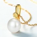 wholesale S925 Sterling Silver New Japanese-style Natural Bread Pearl Pendant Choker Necklace for Women, Luxury and Fashionable, Wholesale from Manufacturer-0-2