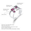 wholesale 925 Silver Luxury Designer Exquisite Natural Rose Garnet Ring, Prosperity Collection with Inlaid Natural Gemstones-0-0