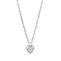 wholesale Gold/Silver 925 Sterling Silver 7*7 Heart Pendant Necklace for Women, Minimalist and Elegant, Live Streaming-0-4