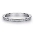 wholesale 925 Sterling Silver Light Luxury Couple's Ring Set for Women,,INS Style-0-7
