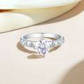 wholesale 925 Sterling Silver Zircon Ring Women's Unique Design Ins。-0-3