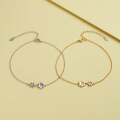 wholesale S925 Sterling Silver Exquisite Floral Anklet for Women - Beach Foot Jewelry Wholesale-0-3