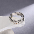 wholesale Silver/Gold Korean-style Personality Animal Ring for Women, Light Luxury Vintage Ins Niche Design Index Finger Ring-0-1